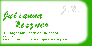 julianna meszner business card